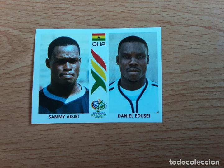 Cromos de Futebol: CROMO FUTBOL MUNDIAL 2006 EDITORIAL PANINI 313.ADJEI/EDUSEI-GHANA-NUNCA PEGADO