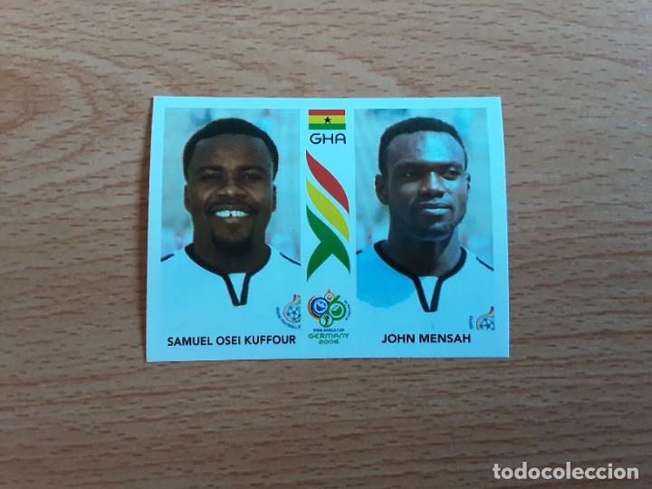 Cromos de F&uacute;tbol: CROMO FUTBOL MUNDIAL 2006 EDITORIAL PANINI 314.KUFFOUR/MENSAH-GHANA-NUNCA PEGADO