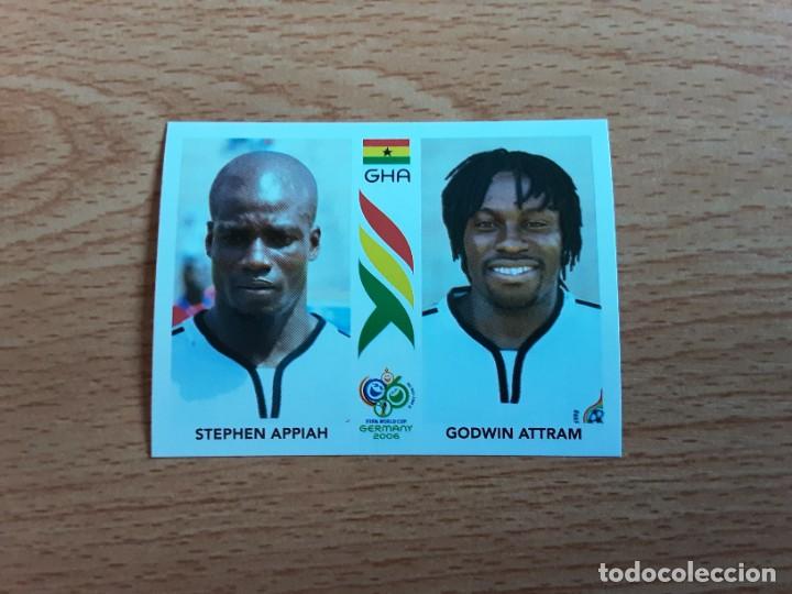 Cromos de F&uacute;tbol: CROMO FUTBOL MUNDIAL 2006 EDITORIAL PANINI 316.APPIAH/ATTRAM-GHANA-NUNCA PEGADO