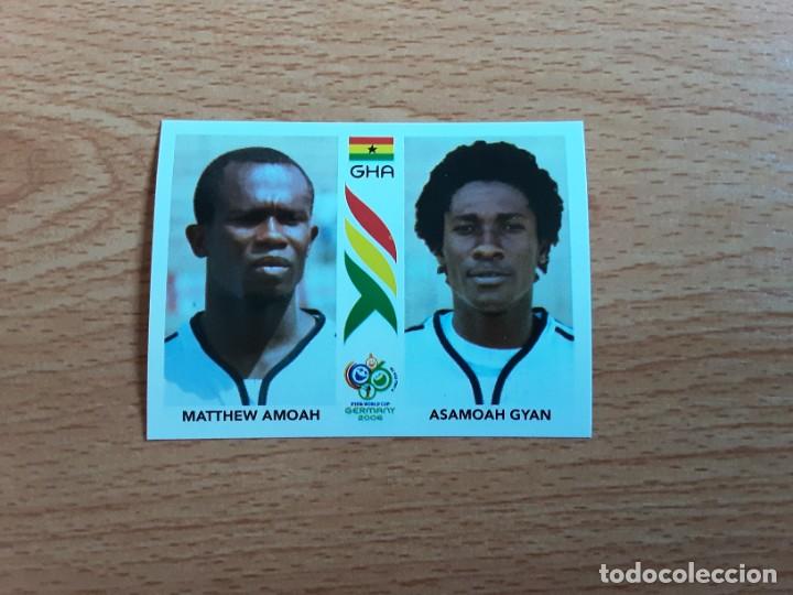 Cromos de Futebol: CROMO FUTBOL MUNDIAL 2006 EDITORIAL PANINI 319.AMOAH/GYAN-GHANA-NUNCA PEGADO