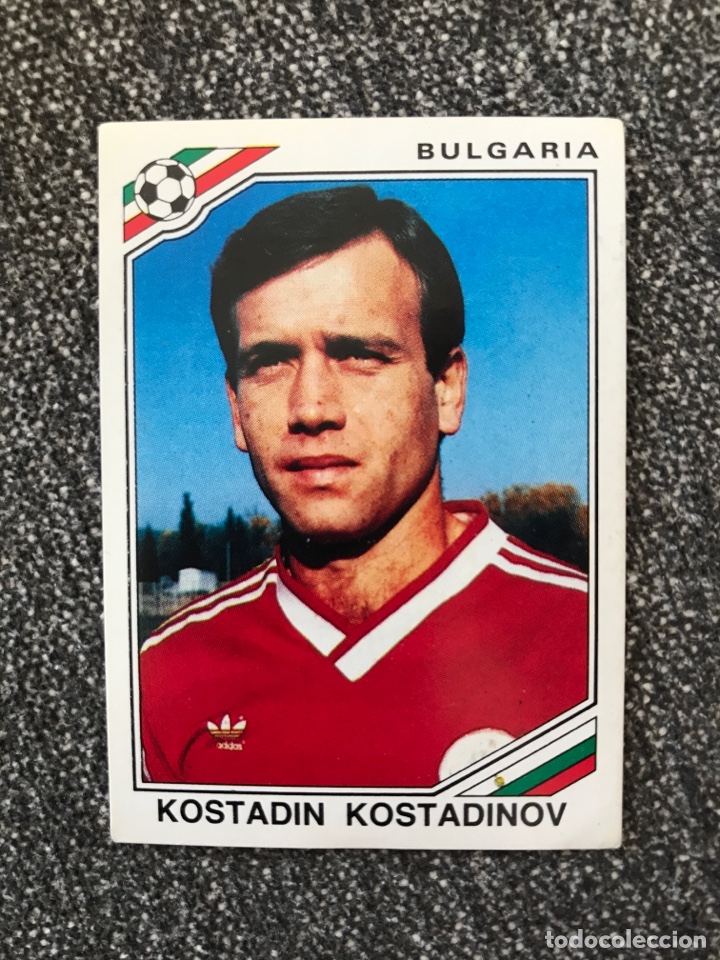 Football Stickers: Cromo panini mundial Mexico 86 n&uacute;mero 69 Kostadinov - Sticker album world cup 1986