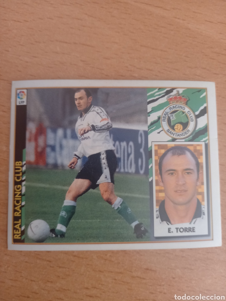Cromos de F&uacute;tbol: Esteban Torre baja Racing de Santander liga 1997 1998 97 98 ediciones este
