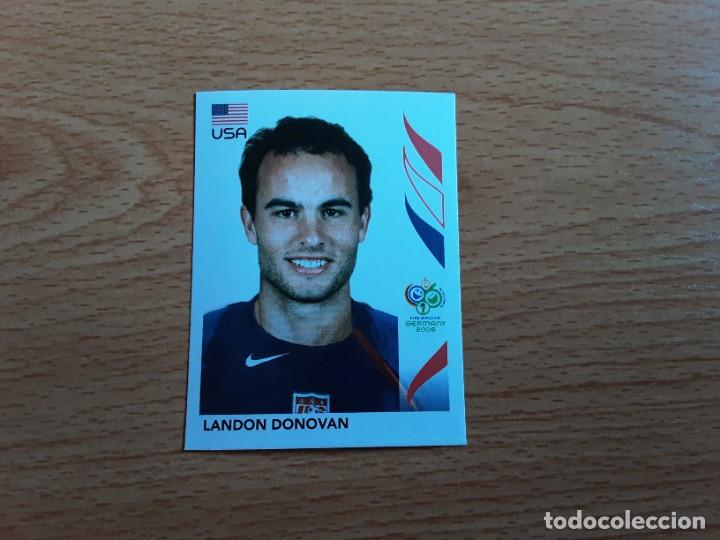 Cromos de F&uacute;tbol: CROMO FUTBOL MUNDIAL 2006 EDITORIAL PANINI 355.DONOVAN-USA-NUNCA PEGADO