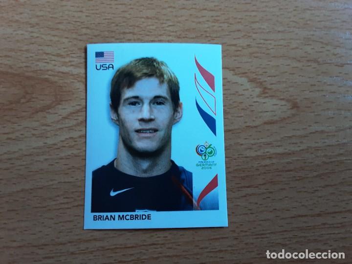 Figurine di Calcio: CROMO FUTBOL MUNDIAL 2006 EDITORIAL PANINI 357.MCBRIDE-USA-NUNCA PEGADO