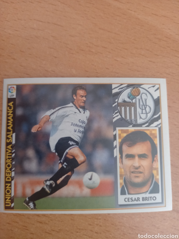 Fu&szlig;ball-Sticker: Cesar brito Salamanca liga 1997 1998 97 98 ediciones este
