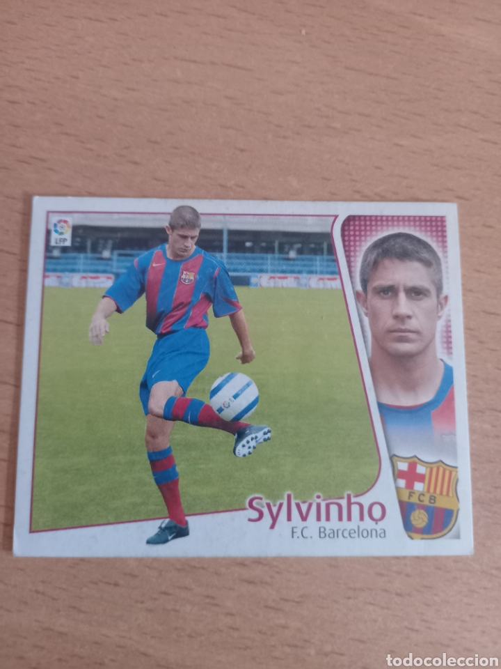 Cromos de Futebol: Sylvinho Barcelona fichaje 9 liga 2004 2005 04 05 ediciones este