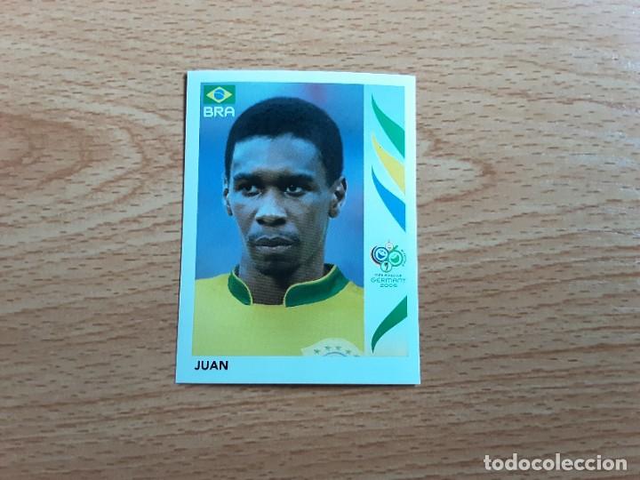 Cromos de Futebol: CROMO FUTBOL MUNDIAL 2006 EDITORIAL PANINI 383.JUAN-BRASIL-NUNCA PEGADO