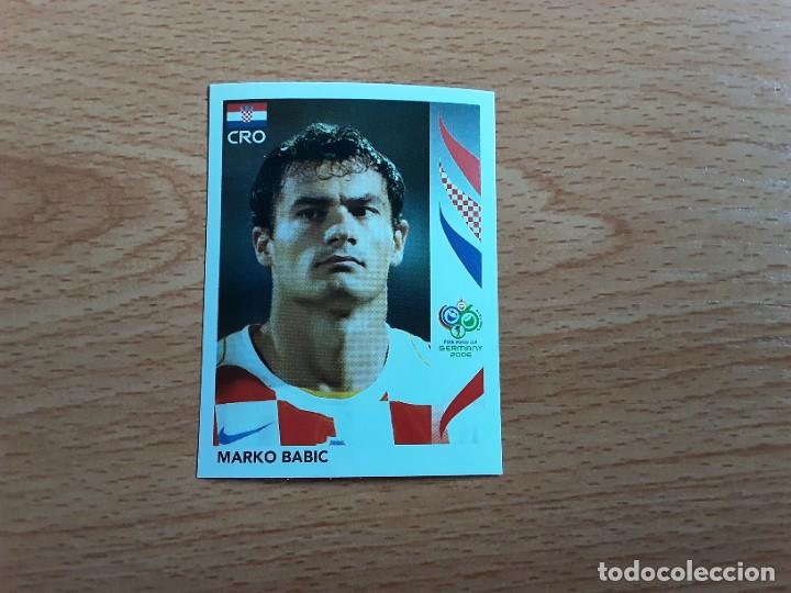 Cromos de F&uacute;tbol: CROMO FUTBOL MUNDIAL 2006 EDITORIAL PANINI 405.BABIC-CROACIA-NUNCA PEGADO