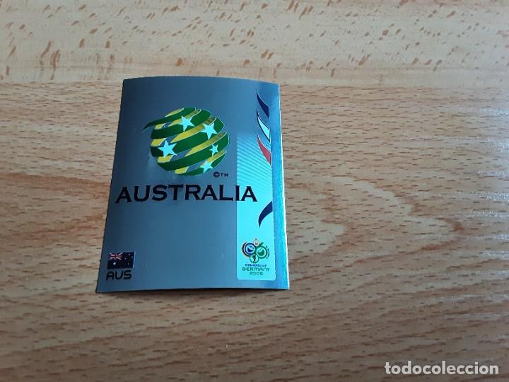 Cromos de Futebol: CROMO FUTBOL MUNDIAL 2006 EDITORIAL PANINI 417.ESCUDO-AUSTRALIA-NUNCA PEGADO