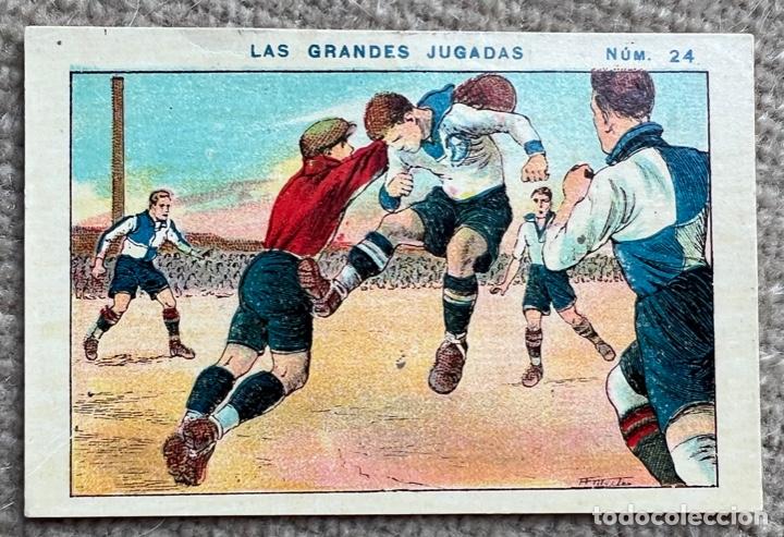 Cromos de f&uacute;tbol: Cromo colecci&oacute;n Las Grandes Jugadas N&deg; 24 (Futbol Sabadell - Europa) - Chocolates E. Juncosa