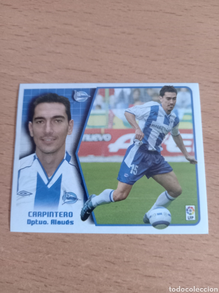 Fu&szlig;ball-Sticker: Carpintero Alav&eacute;s liga 2005 2006 05 06 ediciones este