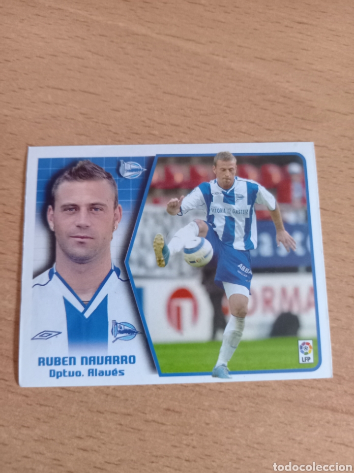 Figurine di Calcio: Rub&eacute;n Navarro Alav&eacute;s liga 2005 2006 05 06 ediciones este