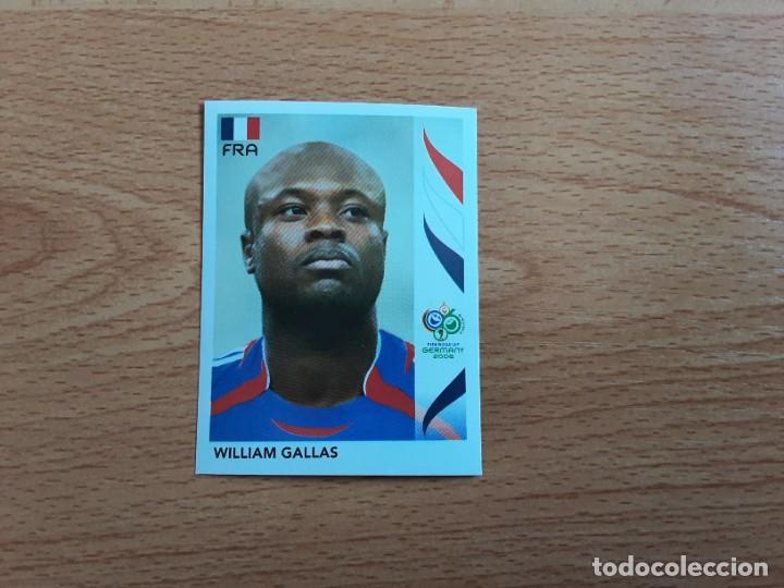 Figurine di Calcio: CROMO FUTBOL MUNDIAL 2006 EDITORIAL PANINI 458.GALLAS-FRANCIA-NUNCA PEGADO