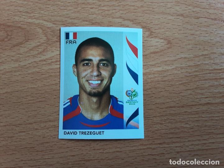 Cromos de F&uacute;tbol: CROMO FUTBOL MUNDIAL 2006 EDITORIAL PANINI 470.TREZEGUET-FRANCIA-NUNCA PEGADO