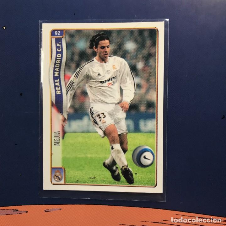 Fu&szlig;ball-Sticker: MEJIA 92 - REAL MADRID - MUNDICROMO 2004 2005 - OLD SCHOOL CARD