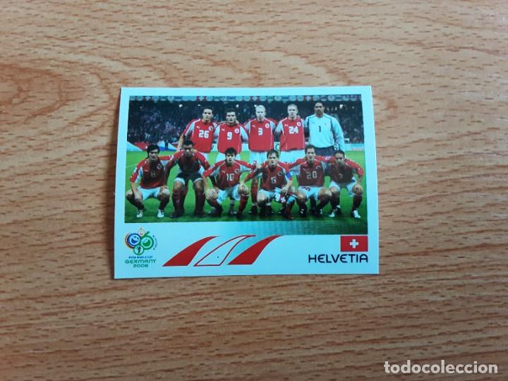 Football Stickers: CROMO FUTBOL MUNDIAL 2006 EDITORIAL PANINI 473.ALINEACION-SUIZA-NUNCA PEGADO