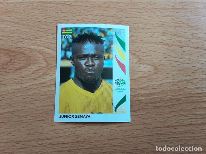 Figurine di Calcio: CROMO FUTBOL MUNDIAL 2006 EDITORIAL PANINI 519.SENAYA-TOGO-NUNCA PEGADO