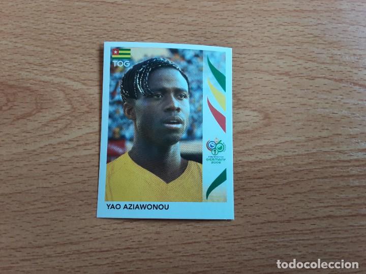 Cromos de f&uacute;tbol: CROMO FUTBOL MUNDIAL 2006 EDITORIAL PANINI 521.AZIAWONOU-TOGO-NUNCA PEGADO