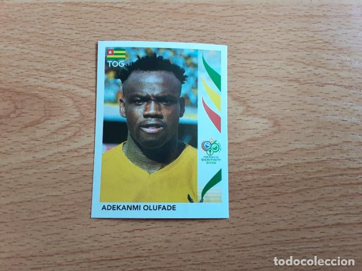 Cartes &agrave; collectionner de Football: CROMO FUTBOL MUNDIAL 2006 EDITORIAL PANINI 529.OLUFADE-TOGO-NUNCA PEGADO
