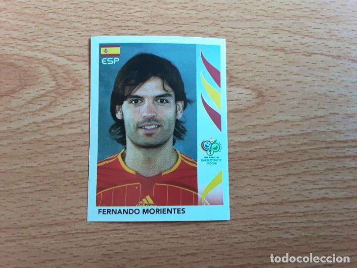 Cartes &agrave; collectionner de Football: CROMO FUTBOL MUNDIAL 2006 EDITORIAL PANINI 547.MORIENTES-ESPA&Ntilde;A-NUNCA PEGADO