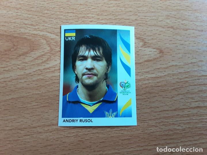 Football Stickers: CROMO FUTBOL MUNDIAL 2006 EDITORIAL PANINI 555.RUSOL-UCRANIA-NUNCA PEGADO