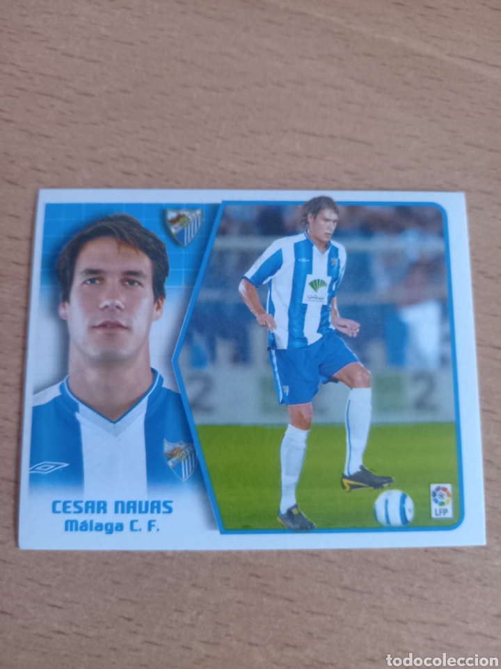 Fu&szlig;ball-Sticker: Cesar Navas M&aacute;laga liga 2005 2006 05 06 ediciones este