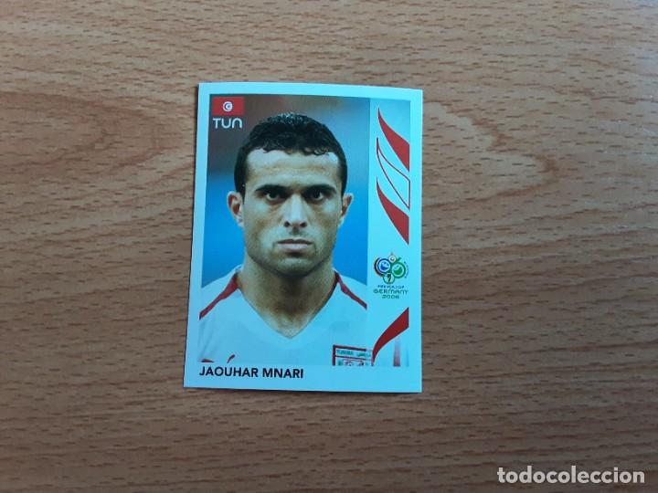 Cromos de f&uacute;tbol: CROMO FUTBOL MUNDIAL 2006 EDITORIAL PANINI 581.MNARI-TUNEZ-NUNCA PEGADO