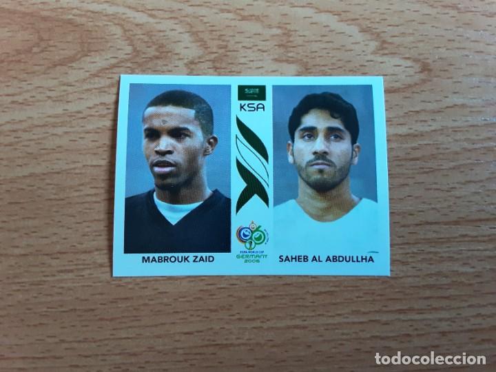 Cartes &agrave; collectionner de Football: CROMO FUTBOL MUNDIAL 2006 EDITORIAL PANINI 589.ZAID/AL ABDULLHA-ARABIA SAUDI-NUNCA PEGADO