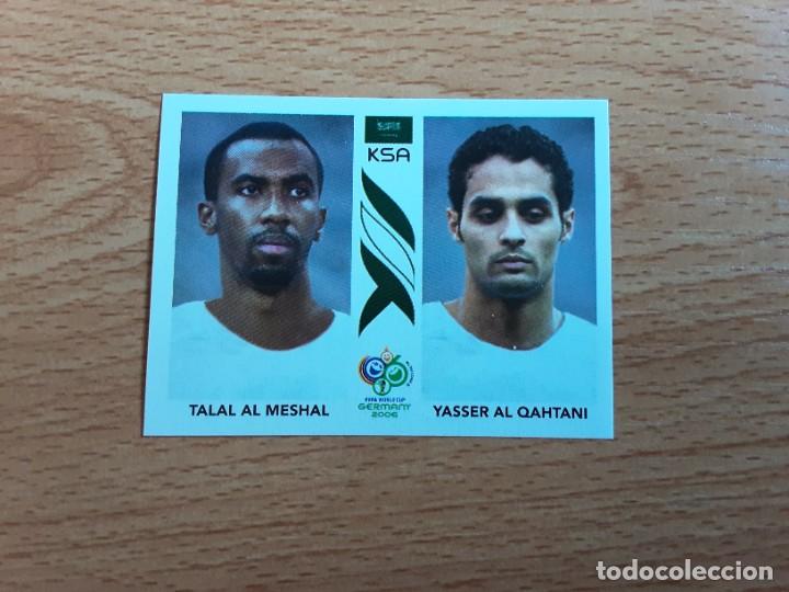 Cartes &agrave; collectionner de Football: CROMO FUTBOL MUNDIAL 2006 EDITORIAL PANINI 596.AL MESHAL/AL QAHTANI-ARABIA SAUDI-NUNCA PEGADO