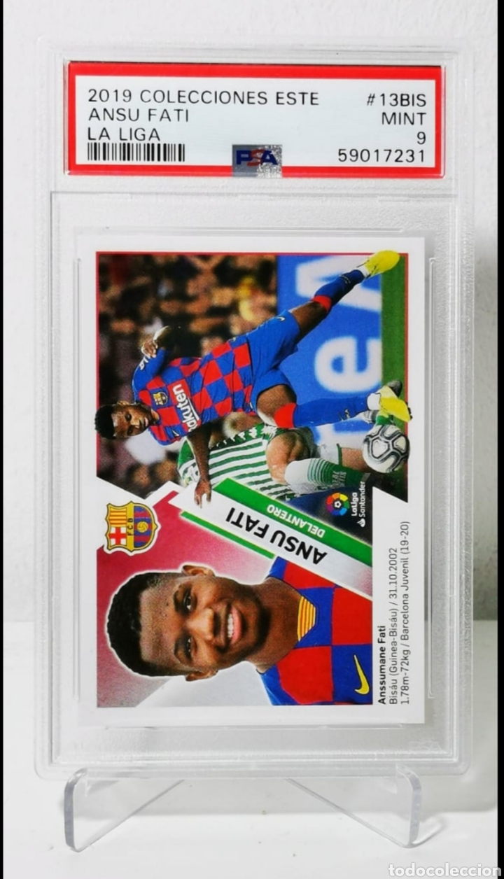 Autocollant Rookie Ansu Fati #13 FC Barcelona - Panini La Liga 2019/2020 Neuf