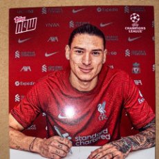 Cromos de Fútbol: TOPPS NOW # PS06 PS 06 DARWIN NUÑEZ JOINS REDS SIGNS LIVERPOOL FC CHAMPIONS LEAGUE 2022 22 2023. Lote 351098194