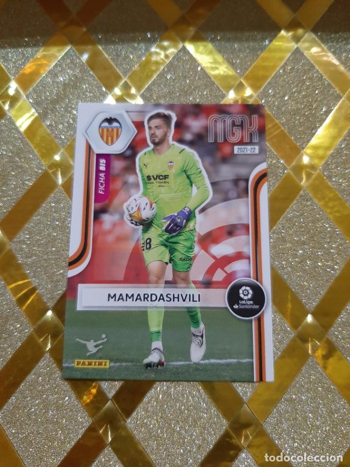 Cromos de F&uacute;tbol: CROMOS DE FUTBOL NUMERO 327 BIS MAMARDASHVILI VALENCIA MEGACRACKS LIGA 2021 2022 MGK PANINI !