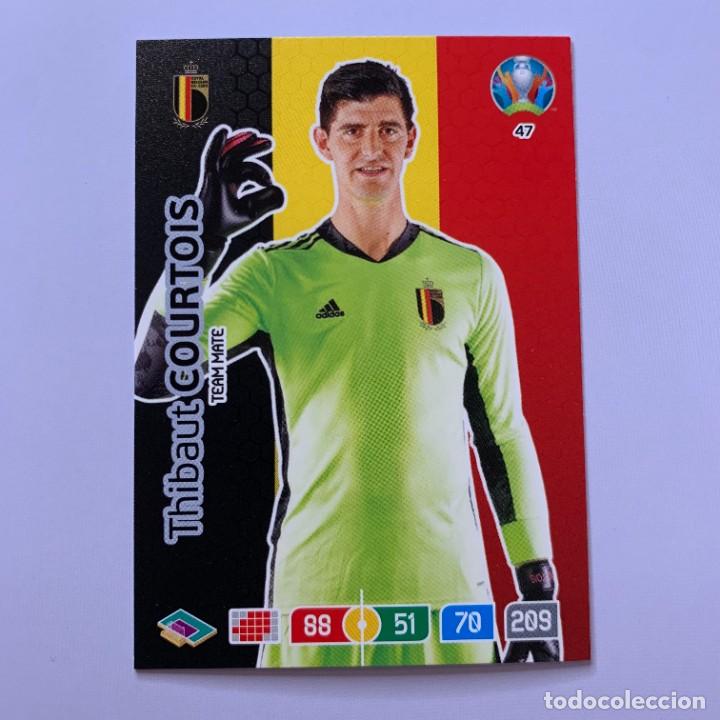 Cromos de F&uacute;tbol: COURTOIS 47 - BELGICA - EURO 2020 PANINI ADRENALYN XL TRADING CARDS - NUEVO