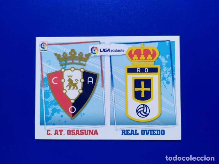 Cromos de Futebol: ESCUDO OSASUNA OVIEDO N&ordm; 9 LIGA ADELANTE COLECCIONES ESTE 15 16 2015 2016 NUEVO SIN PEGAR