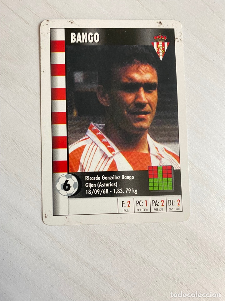 Cartes &agrave; collectionner de Football: Bango Sporting Gijon CARTA CROMO NAIPE MARCA SUPERGOL SUPER GOL 1995 1996 95 96