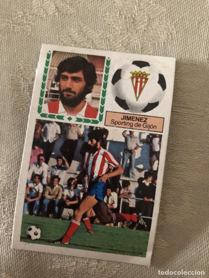 Cromos de f&uacute;tbol: JIM&Eacute;NEZ SPORTING GIJ&Oacute;N CROMO EDICIONES ESTE 83 84 - Foto 1