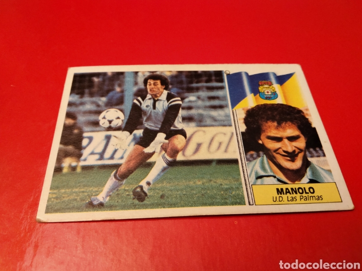 Cromos de Futebol: MANOLO LAS PALMAS EDICIONES ESTE 1986 1987 86 87 NUNCA PEGADO CROMO FUTBOL