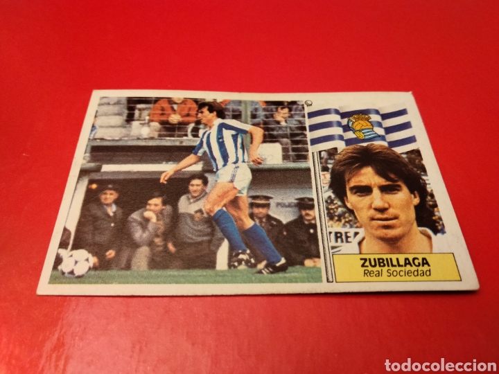Figurine di Calcio: ZUBILLAGA REAL SOCIEDAD EDICIONES ESTE 1986 1987 86 87 NUNCA PEGADO CROMO FUTBOL