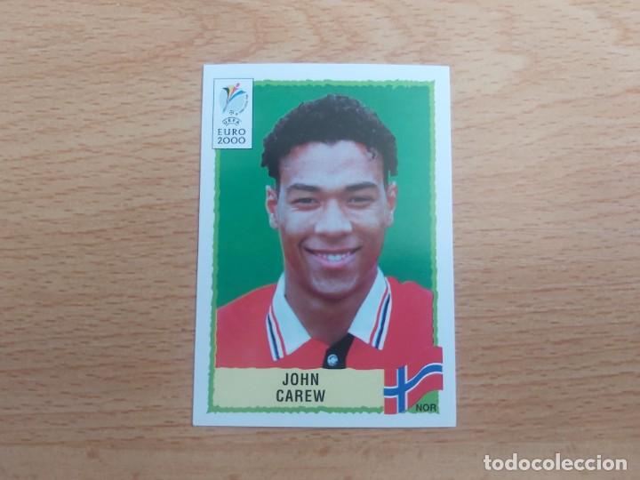 Cromos de f&uacute;tbol: CROMO FUTBOL EURO 2000 EDITORIAL PANINI 250.CAREW-NORUEGA-NUNCA PEGADO