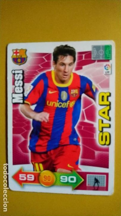 Cromos de f&uacute;tbol: messi star 2010 11, barcelona - Foto 1