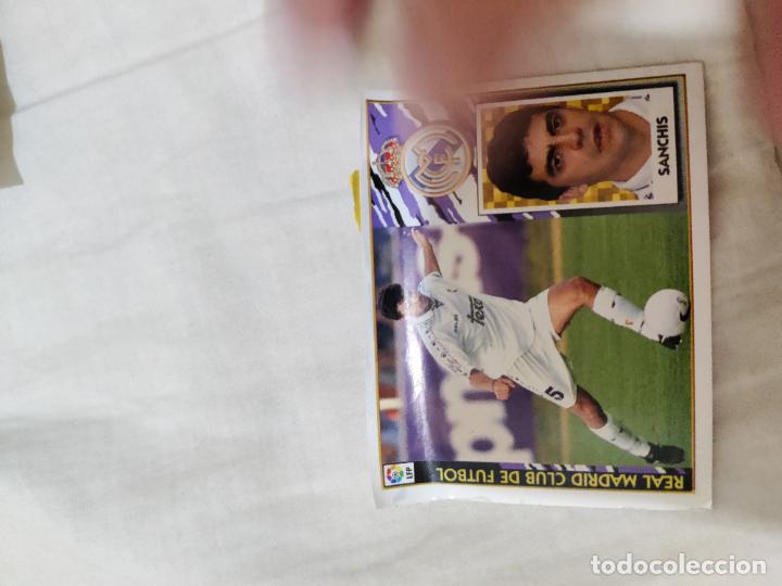 Cromos de f&uacute;tbol: sanchis real madrid este 1997 1998 ventanilla 97 98 - Foto 1
