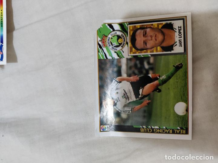 Cromos de f&uacute;tbol: javi lopez racing de santander este 1997 1998 ventanilla 97 98 - Foto 1