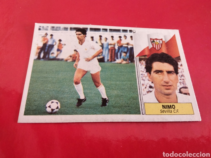 Fu&szlig;ball-Sticker: NIMO SEVILLA EDICIONES ESTE 1986 1987 86 87 DESPEGADO CROMO FUTBOL (VER FOTOS)
