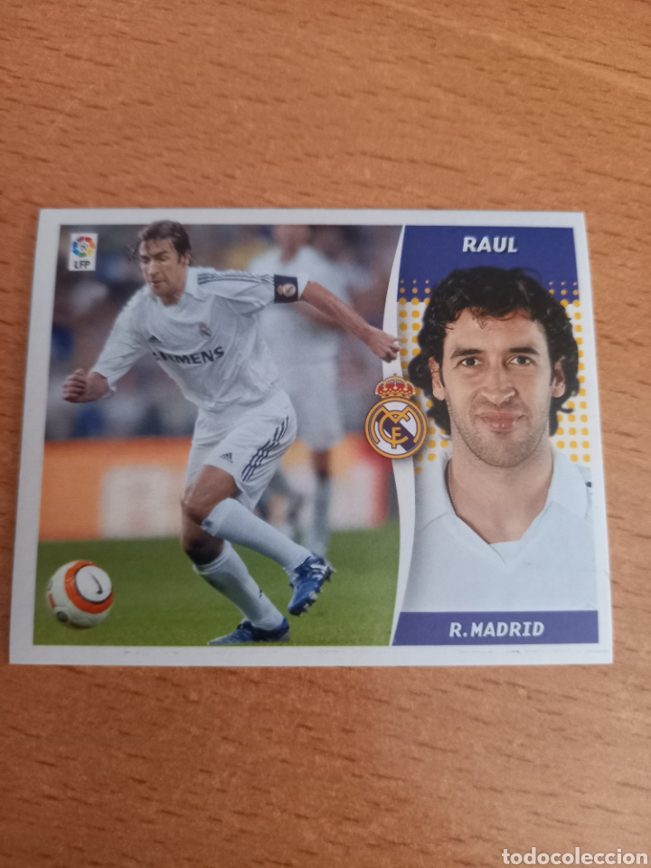 Fu&szlig;ball-Sticker: Raul Real Madrid liga 2006 2007 06 07 ediciones este