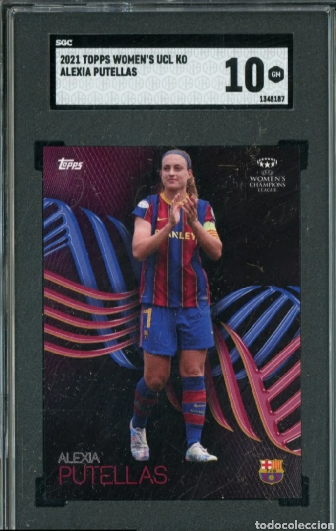 Cromos de f&uacute;tbol: ALEXIA PUTELLAS ROOKIE. TOPPS UCL 2021 SGC 10