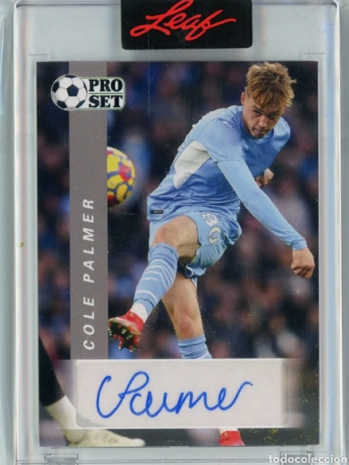 Cromos de f&uacute;tbol: COLE PALMER 2022 22 Pro Set F&uacute;tbol Aut&oacute;grafo #PS-CP1 Inglaterra
