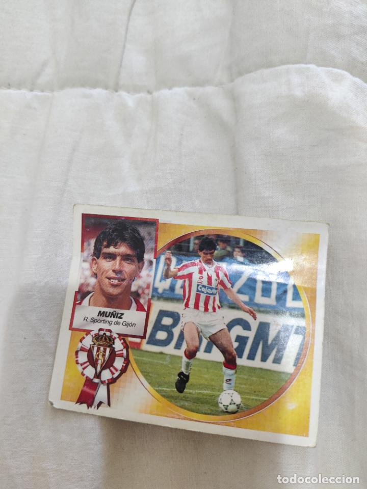Cromos de f&uacute;tbol: mu&ntilde;iz sporting de gijon ventanilla este 1994 1995 94 95 - Foto 1