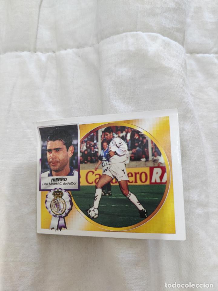 Cromos de f&uacute;tbol: hierro real madrid ventanilla este 1994 1995 94 95 - Foto 1
