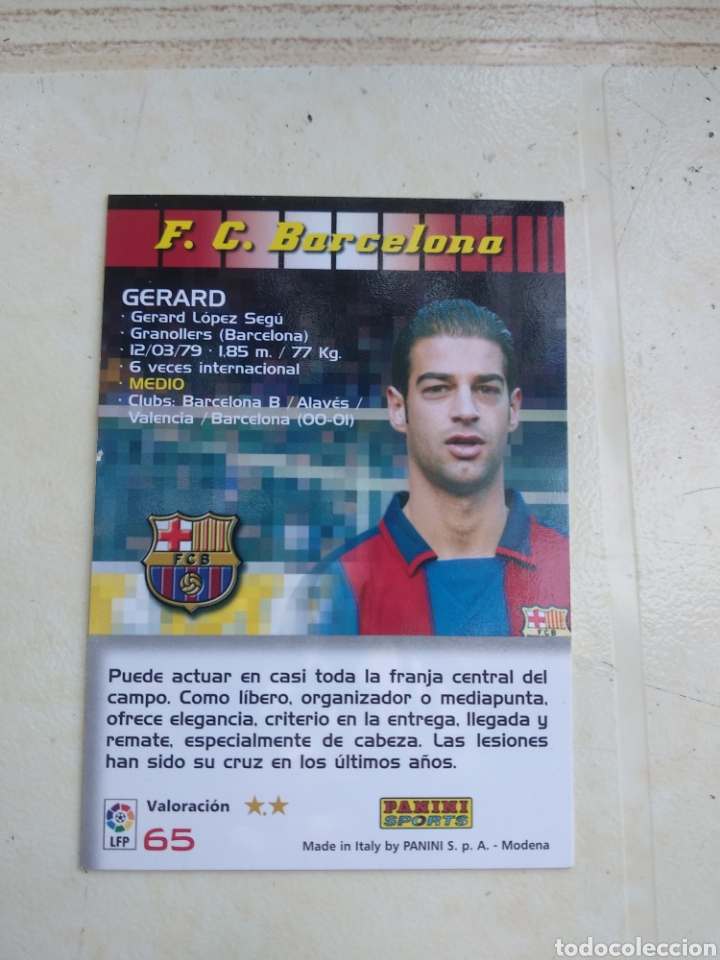 Cromos de f&uacute;tbol: MEGACRACKS 04-05 N 65 GERARD - Foto 1