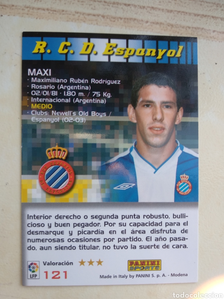 Cromos de f&uacute;tbol: MEGACRACKS 04-05 N 121 MAXI - Foto 1